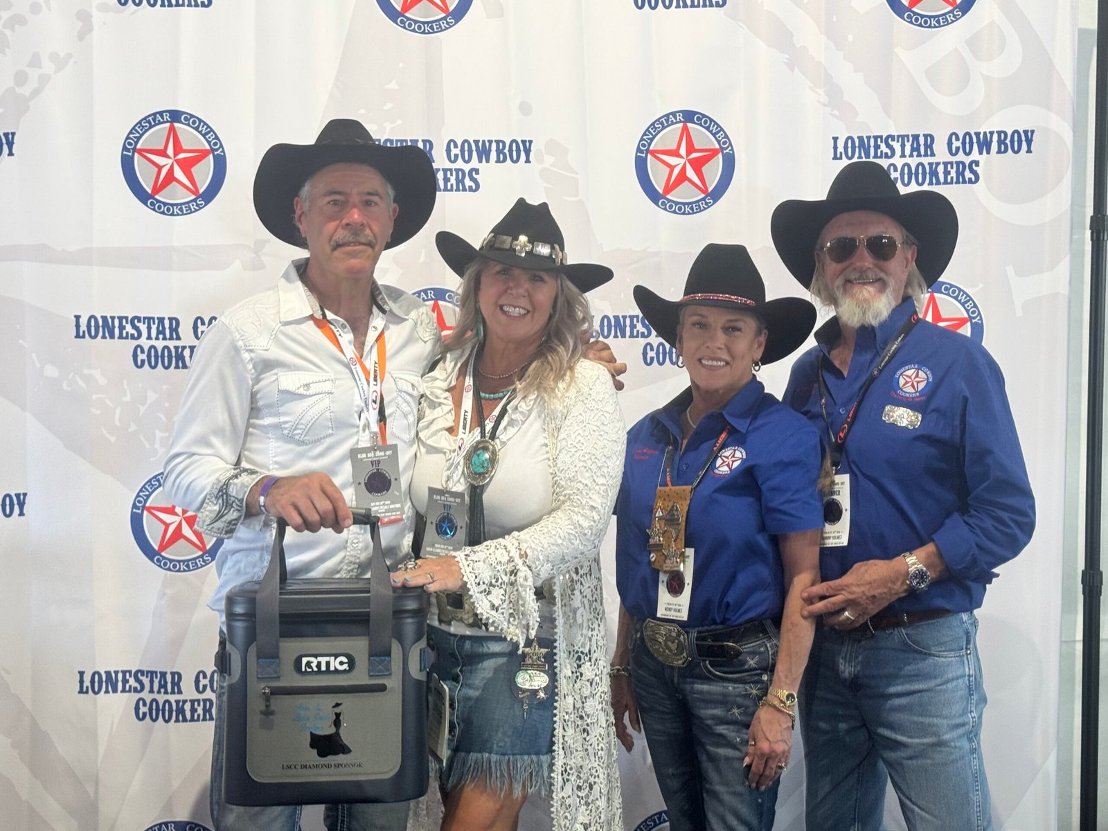 Diamond Sponsorship recognition with Lone Star Cowboy Cookers